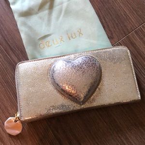 DEUX LUX | Sparkly Zippered Wallet